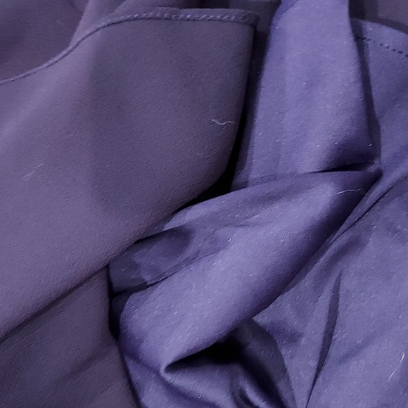 R & M Richards Petite Purple Sleeveless Beaded Bodice Fully Lined Dress Size 10P - Picture 11 of 11